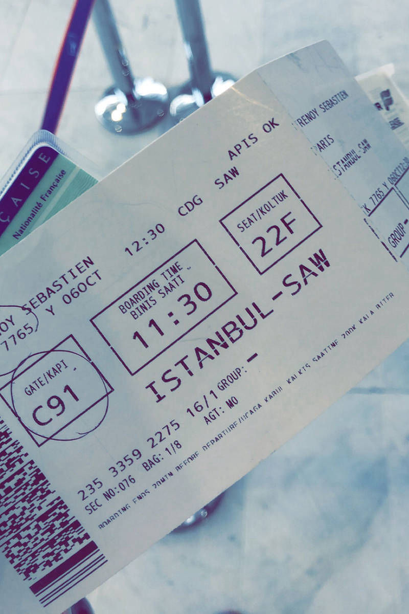 Mon billet d'avion